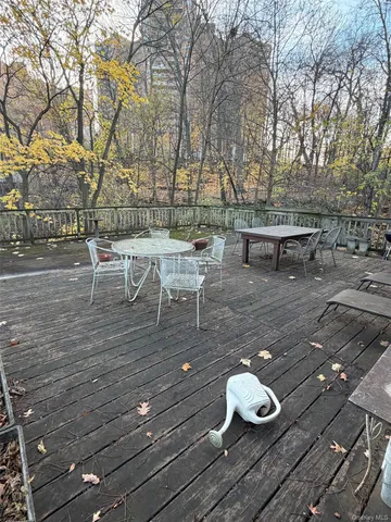 a view of outdoor space with seating