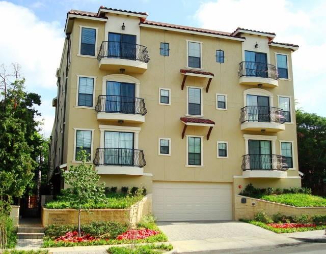 a front view of a multi story residential apartment building