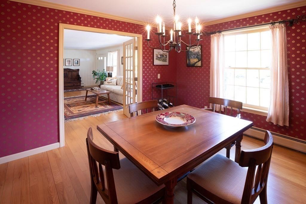 411 West Leyden Road Leyden, MA 01337 - Photo 20 of 42 a view of a dining room with furniture and window