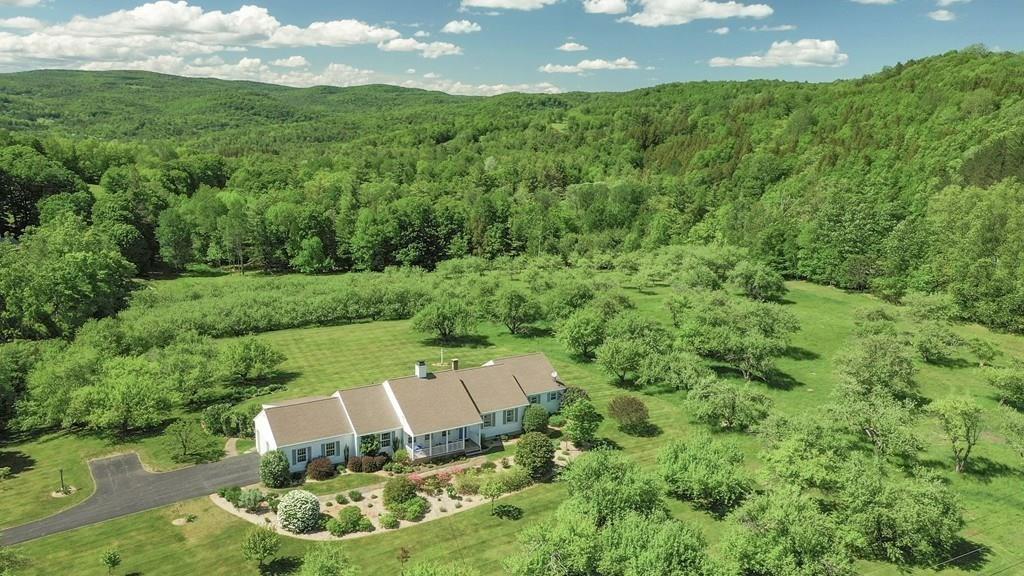 411 West Leyden Road Leyden, MA 01337 - Photo 2 of 42 a view of an outdoor space and a yard