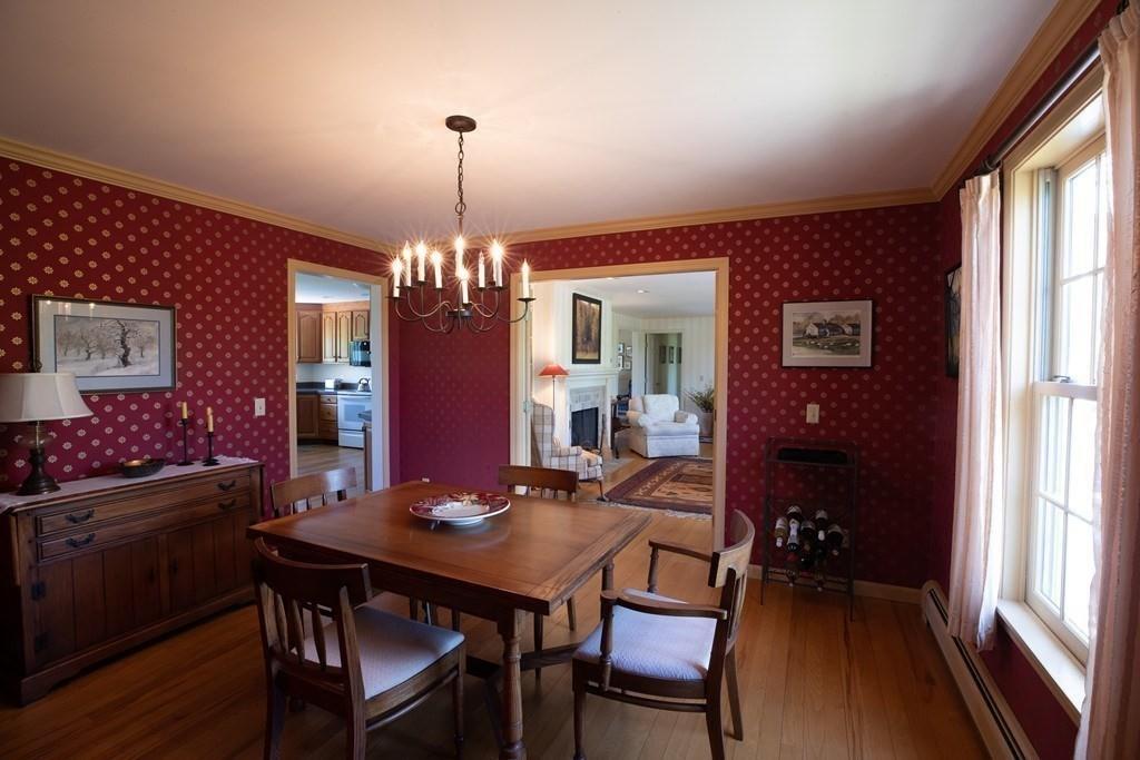 411 West Leyden Road Leyden, MA 01337 - Photo 21 of 42 a view of a dining room with furniture and window