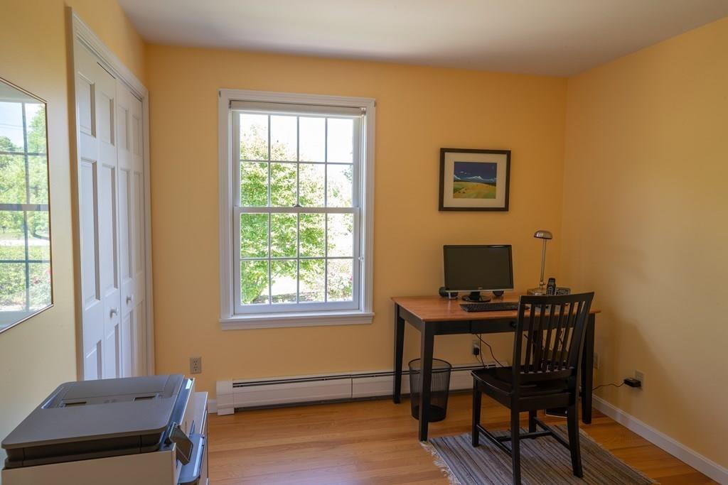 411 West Leyden Road Leyden, MA 01337 - Photo 32 of 42 a view of a workspace with furniture and a window
