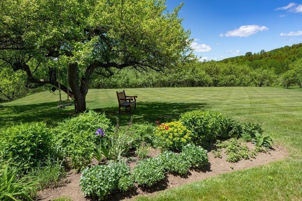 411 West Leyden Road Leyden, MA 01337 - Photo 38 of 42 a view of a garden with an outdoor space