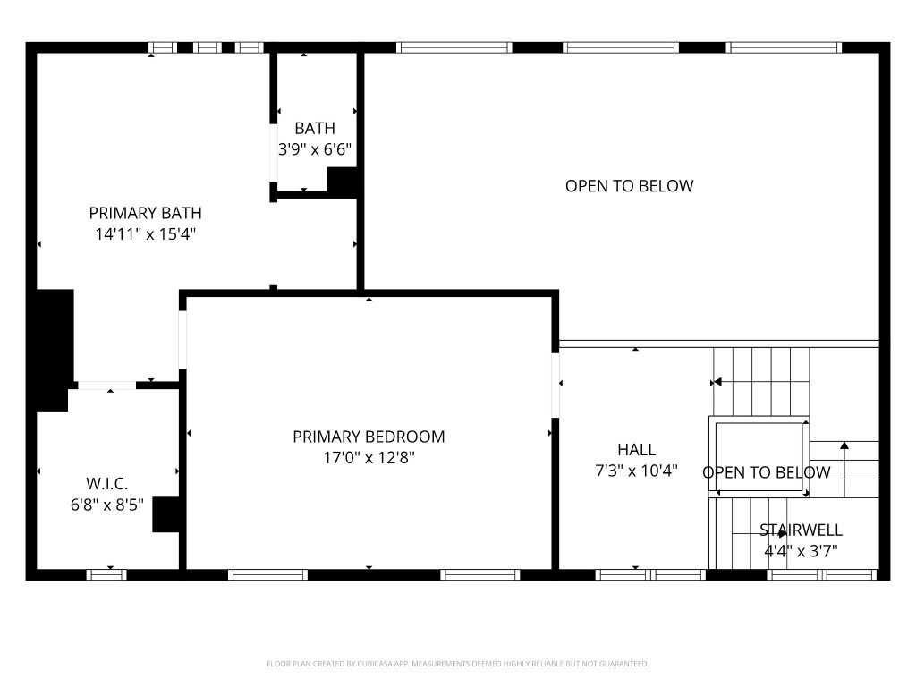 320 Detering Street Houston, TX 77007 - Photo 32 of 32 Third floor: floor plan has approx. dimensions. Tenant to verify.