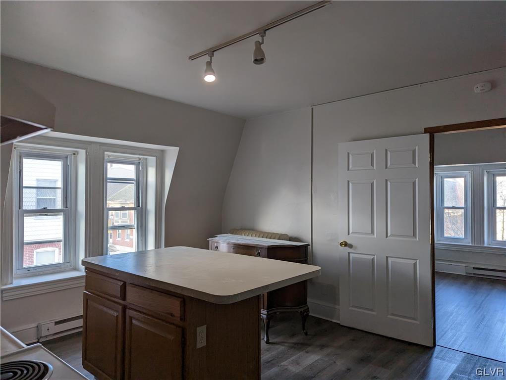 168 West Main Street, Unit 3F Kutztown, PA 19530 - Photo 4 of 12 a kitchen with a stove a refrigerator and wooden floor
