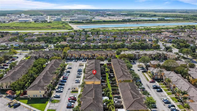 a view of city with ocean