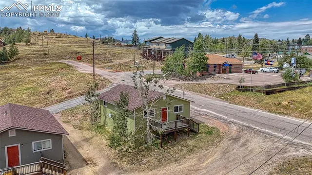 a view of a balcony with a garden