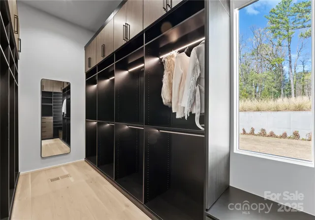 a view of walk in closet