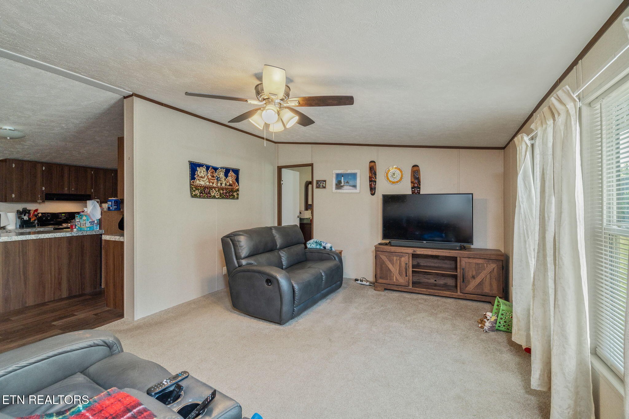 20156 Steekee Road Loudon, TN 37774 - Photo 23 of 46 a living room with furniture and a flat screen tv