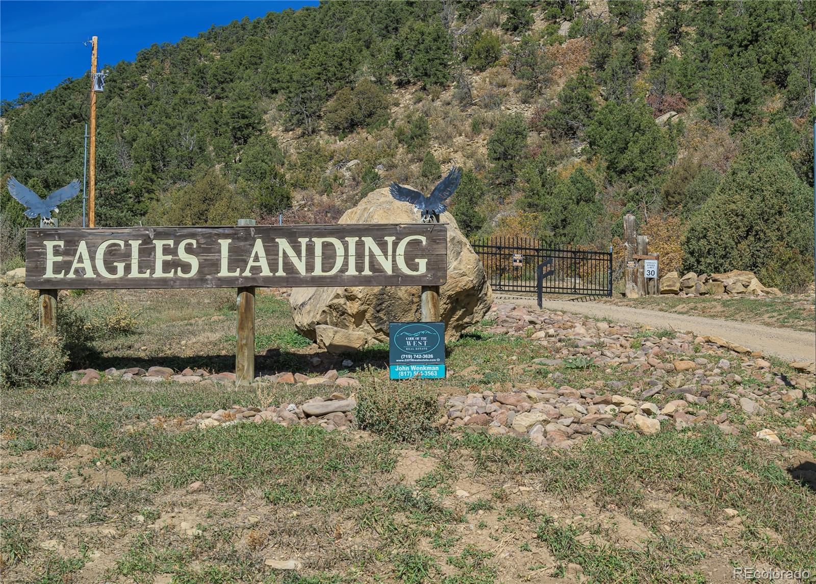 14341 Northridge Road Weston, CO 81091 - Photo 31 of 49 a wooden sign that is on the side of the road