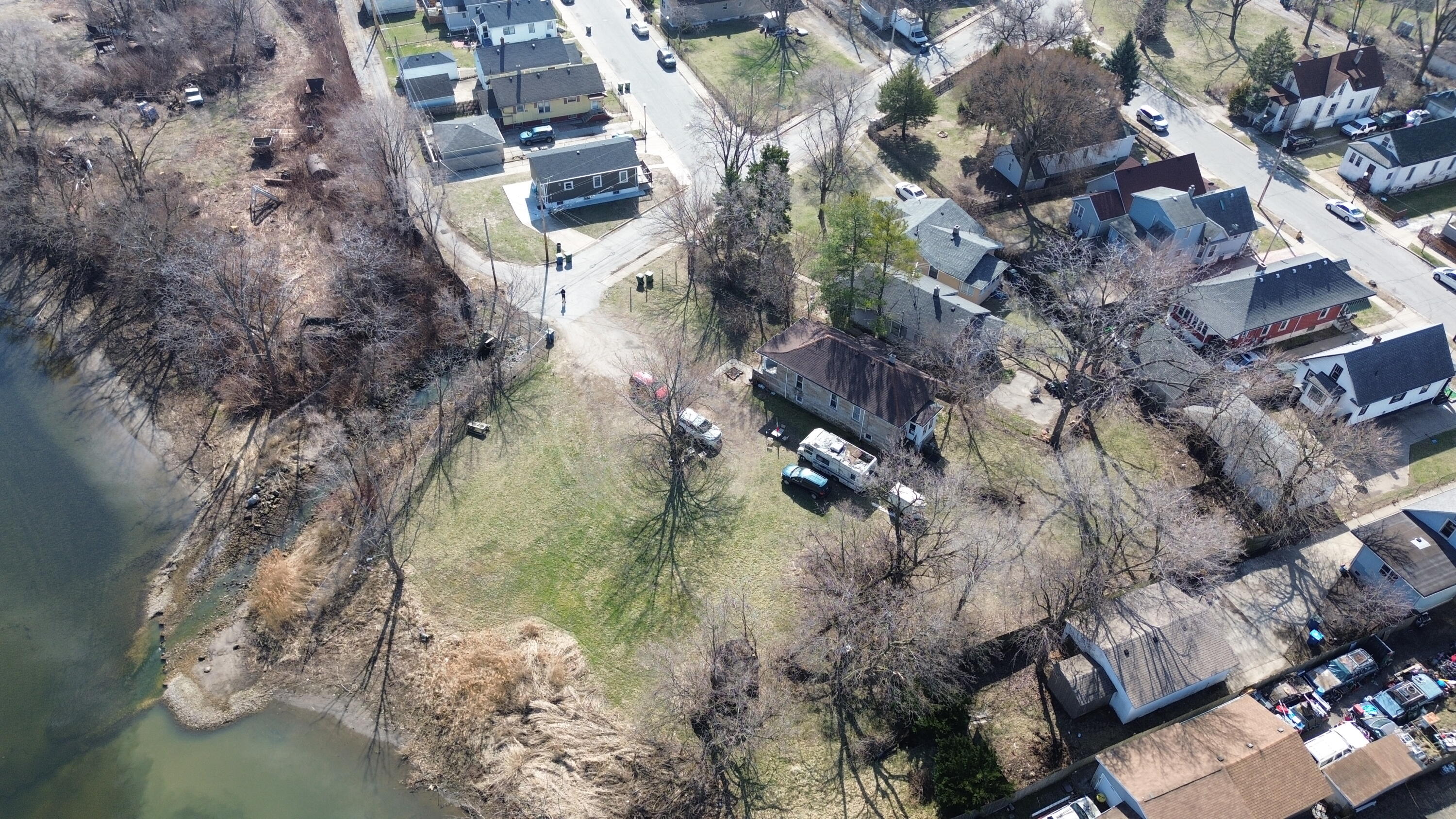 5210 Howard Avenue Hammond, IN 46320 - Photo 12 of 17 an aerial view of residential houses with outdoor space