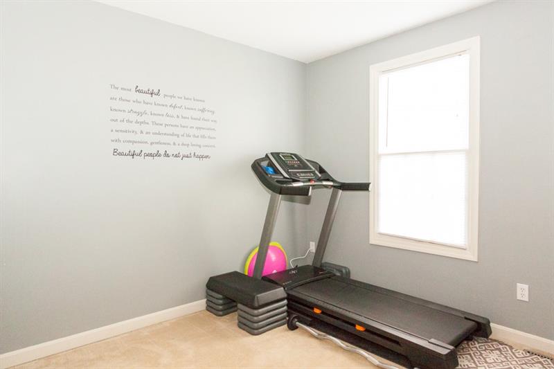 6 Castle View Drive McKees Rocks, PA 15136 - Photo 21 of 25 The third bedroom is currently used as an exercise space, but the size makes the possibilities endless.