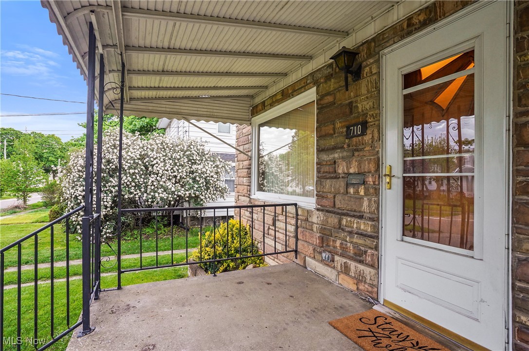 Covered front porch