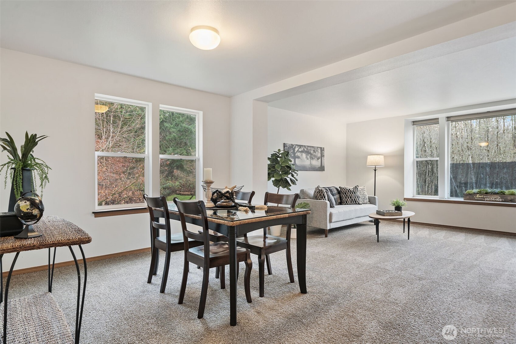 514 Southwest Hipkins Court Port Orchard, WA 98367 - Photo 6 of 39 a view of a dining room with furniture and window