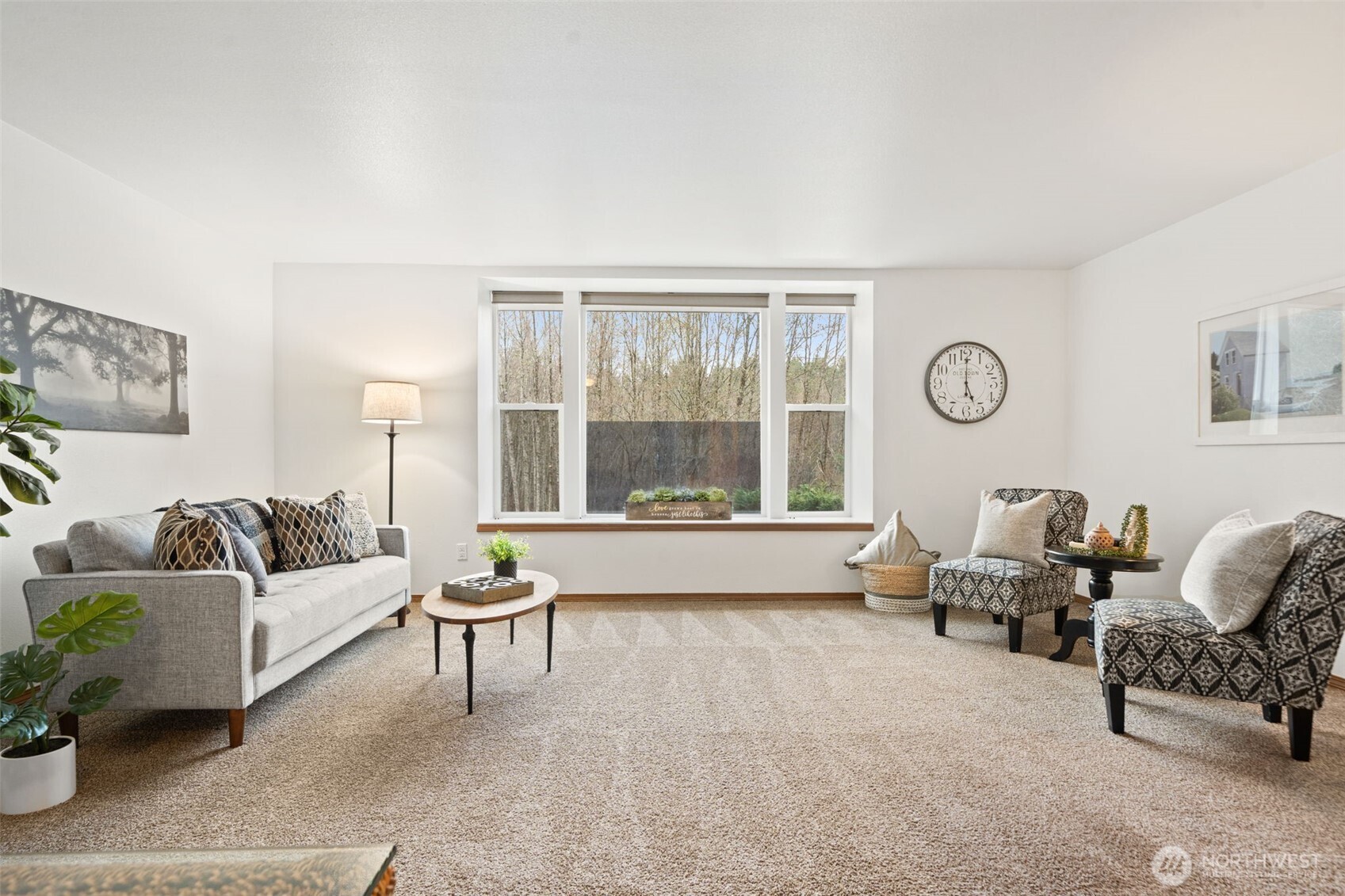 514 Southwest Hipkins Court Port Orchard, WA 98367 - Photo 10 of 39 a living room with furniture and a large window