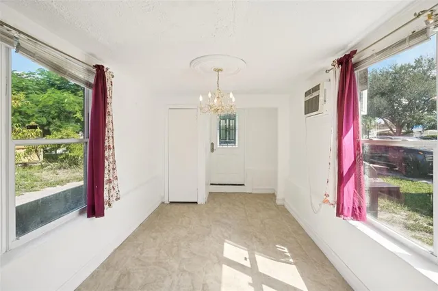 a very nice looking room with a large window