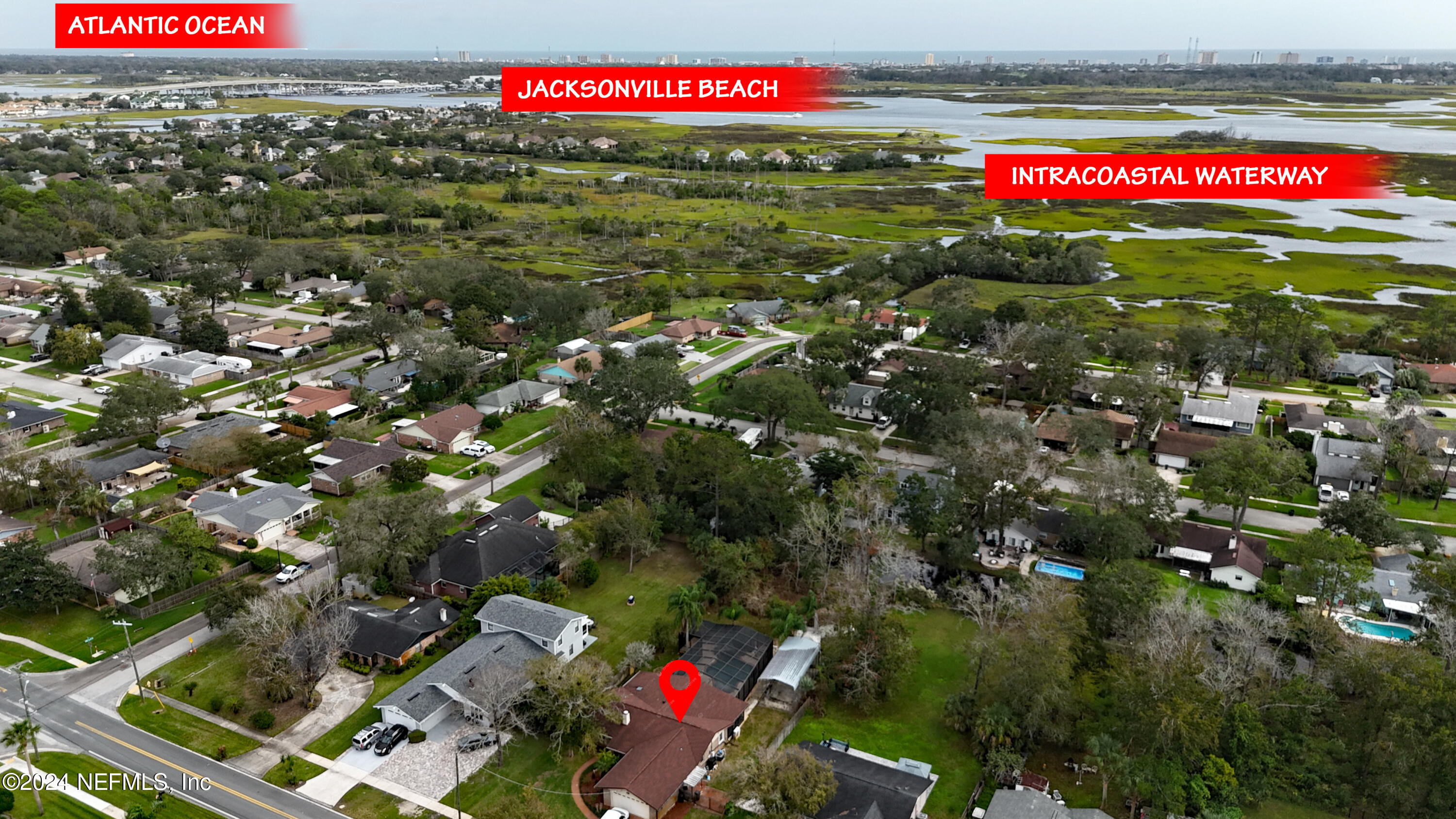 3917 Eunice Road Jacksonville, FL 32250 - Photo 4 of 71 aerial1