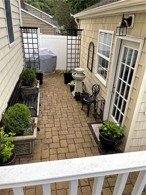 77 Merritt Road East Providence, RI 02915 - Photo 29 of 31 Court yard & natural gas grill