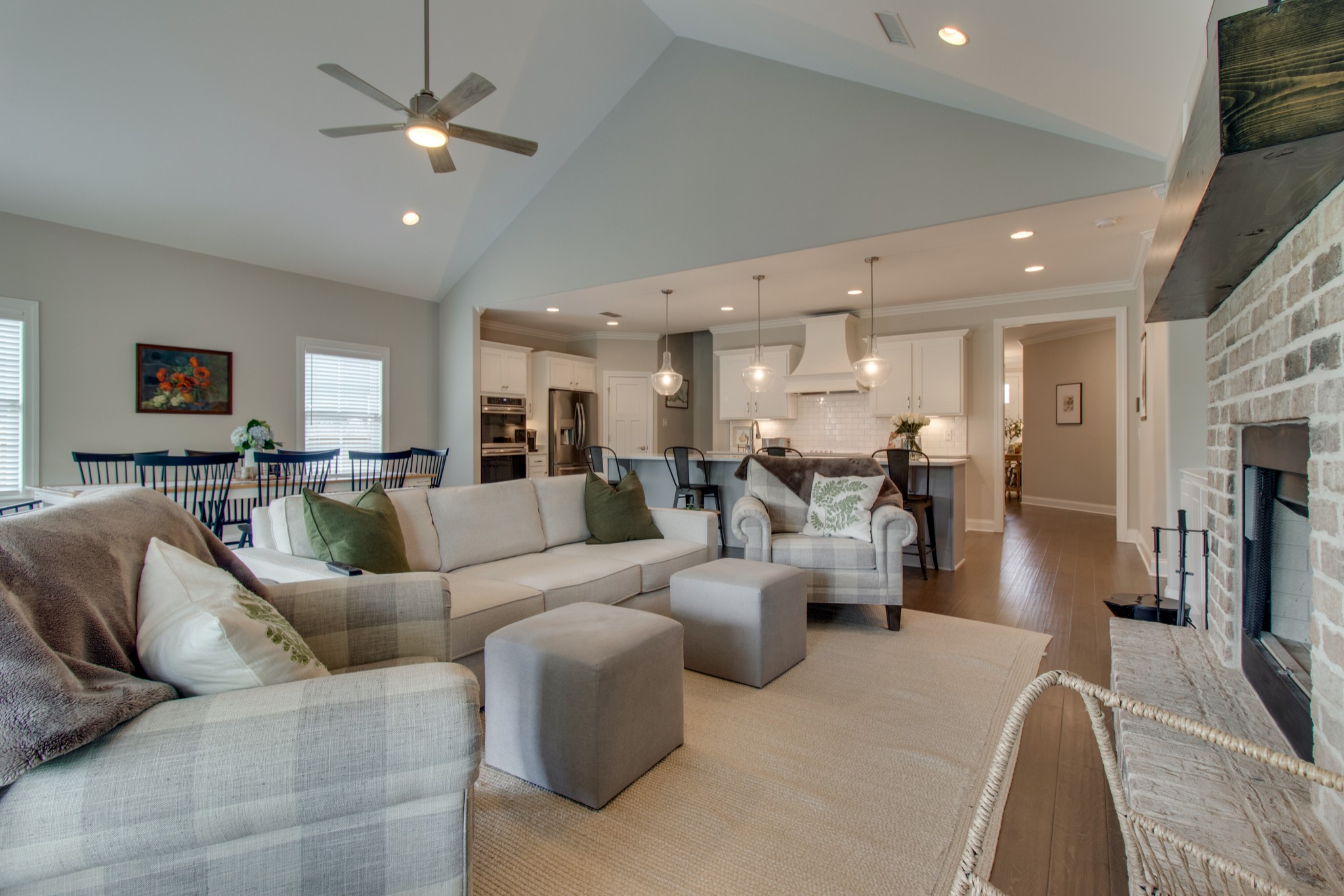 336 Beulah Rose Drive Murfreesboro, TN 37128 - Photo 22 of 42 a living room with furniture and a view of kitchen