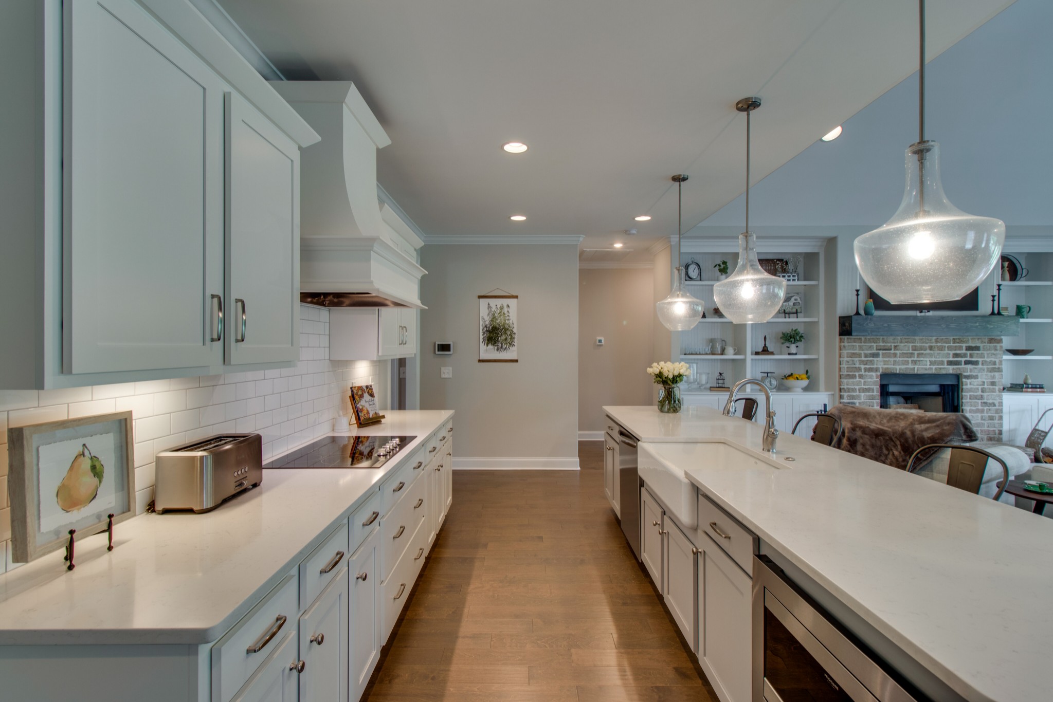 336 Beulah Rose Drive Murfreesboro, TN 37128 - Photo 26 of 42 a large kitchen with kitchen island a sink a counter space and stainless steel appliances