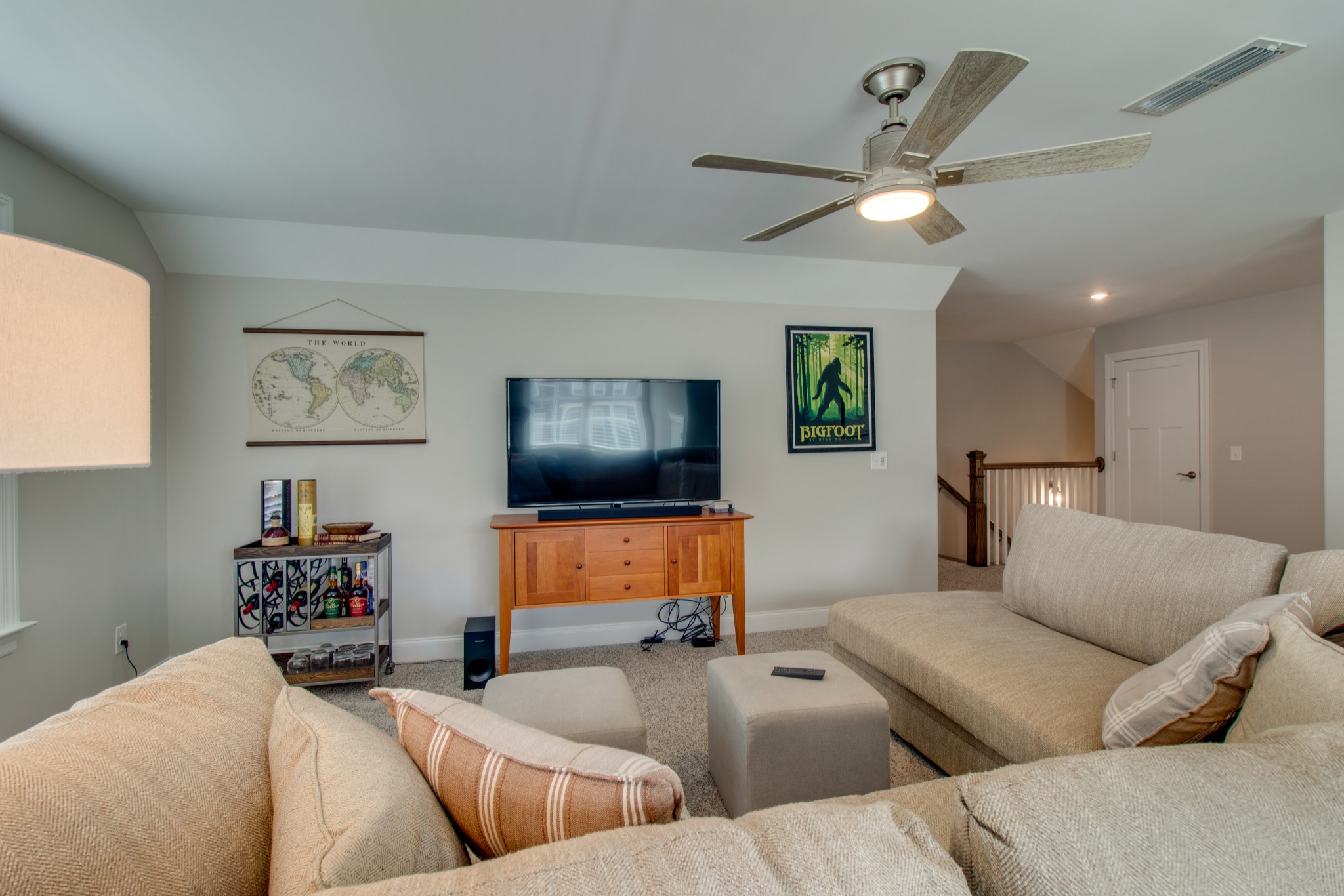 336 Beulah Rose Drive Murfreesboro, TN 37128 - Photo 33 of 42 a living room with furniture and a flat screen tv