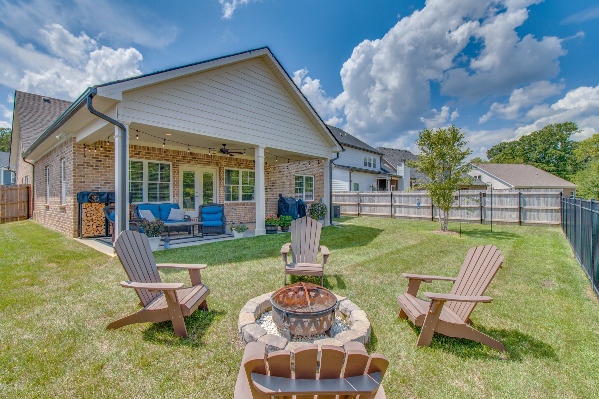336 Beulah Rose Drive Murfreesboro, TN 37128 - Photo 37 of 42 a swimming pool with outdoor seating yard and barbeque oven