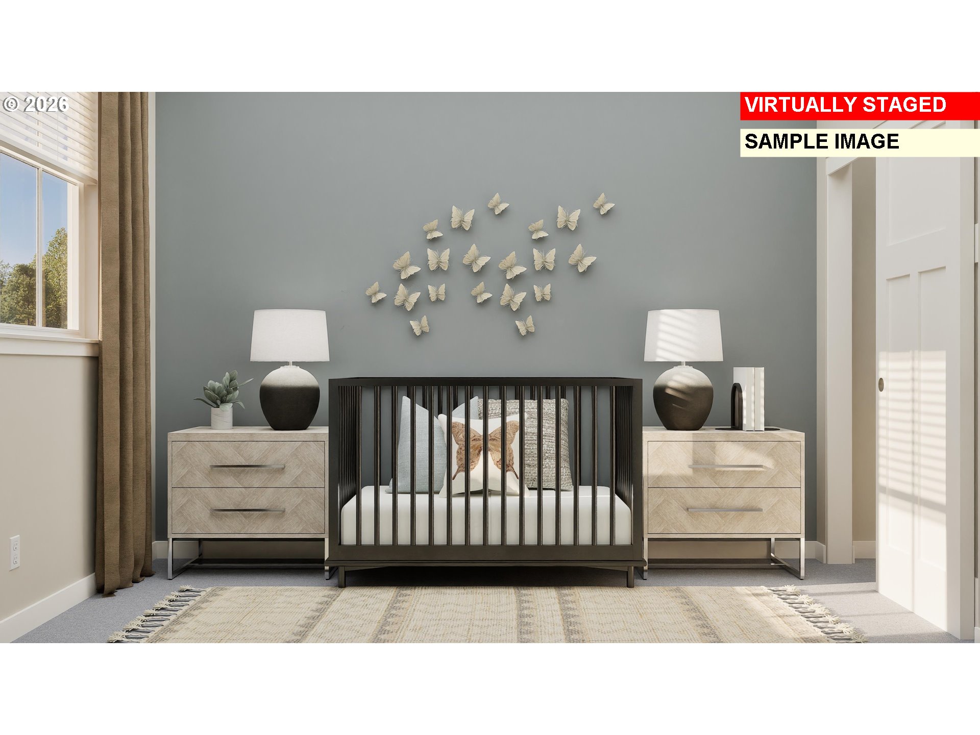 16908 Southwest Lorikeet Lane Beaverton, OR 97007 - Photo 14 of 20 a black and white photo of a bedroom with furniture