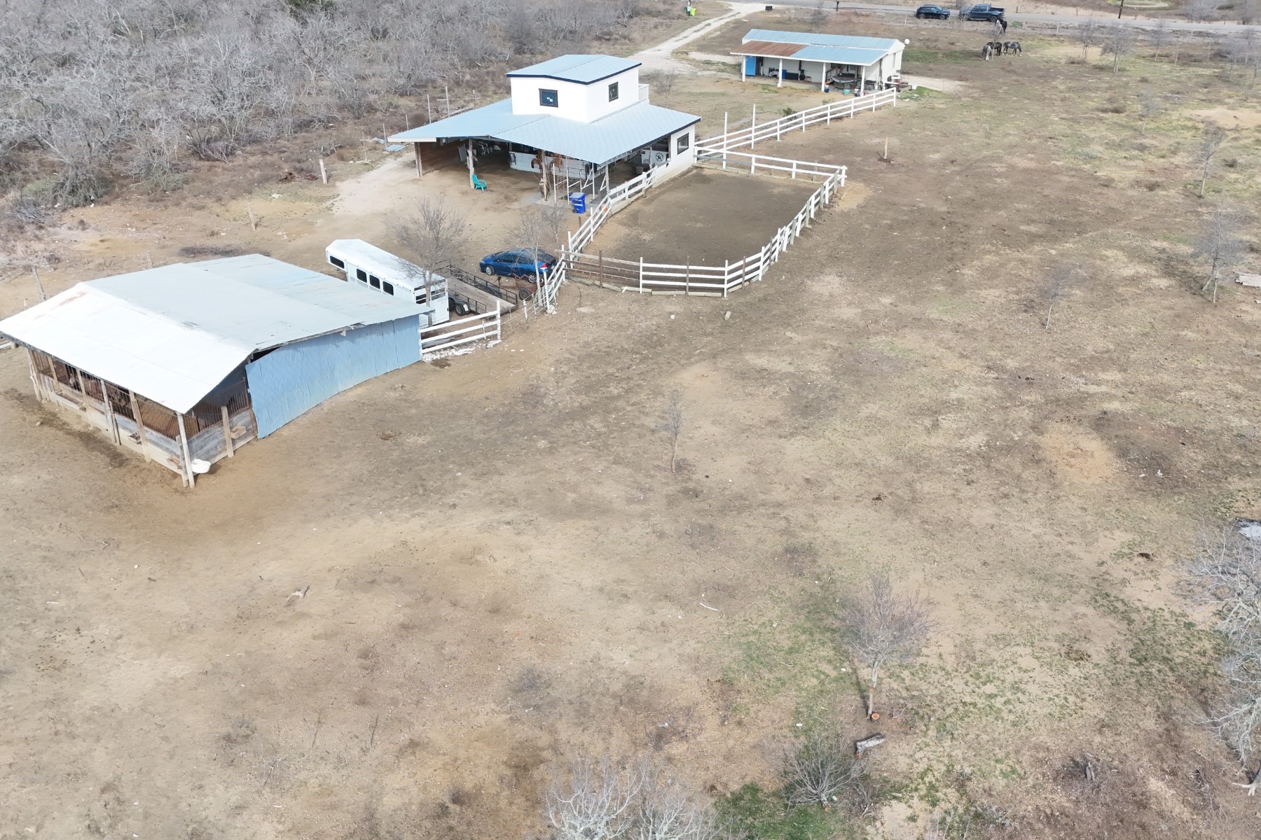 2690 County Road 466 Elgin, TX 78621 - Photo 5 of 19 an aerial view of houses with yard