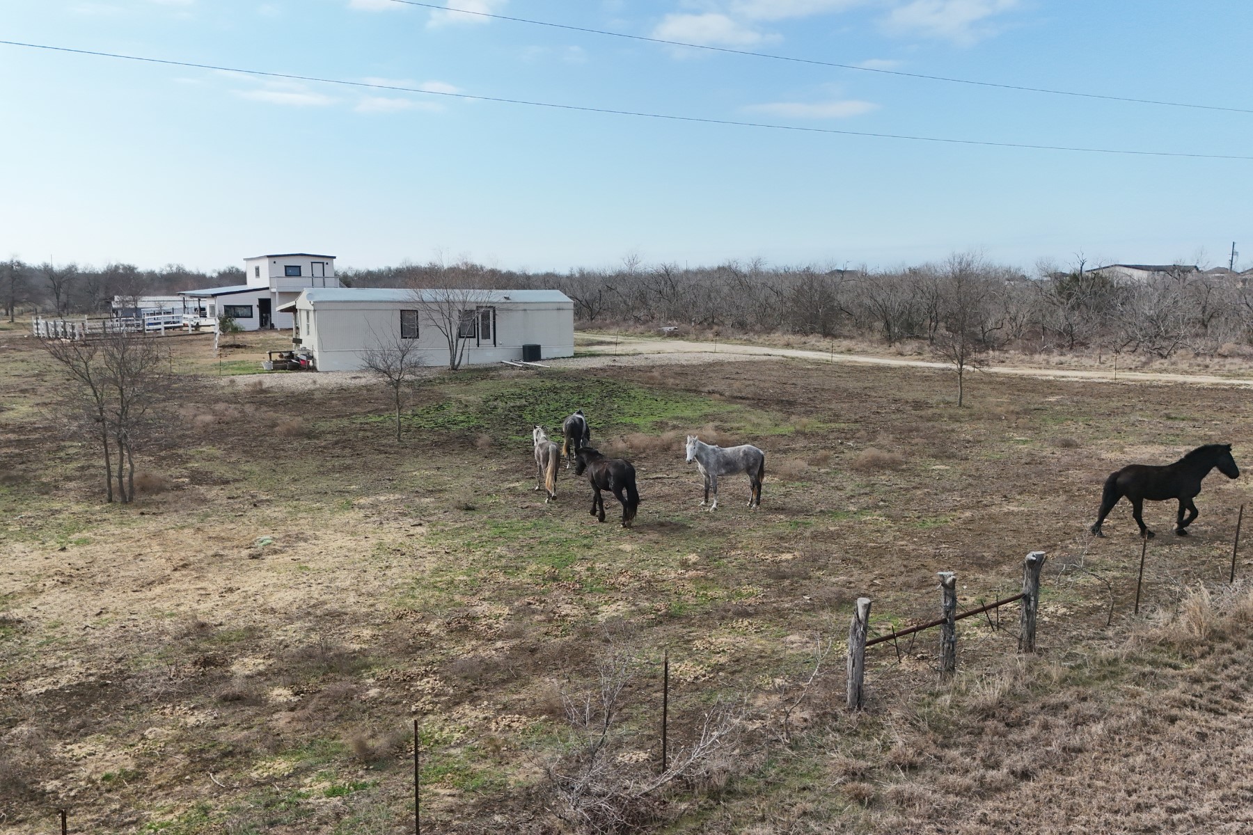 2690 County Road 466 Elgin, TX 78621 - Photo 7 of 19 a view of a lake with a big yard and large trees
