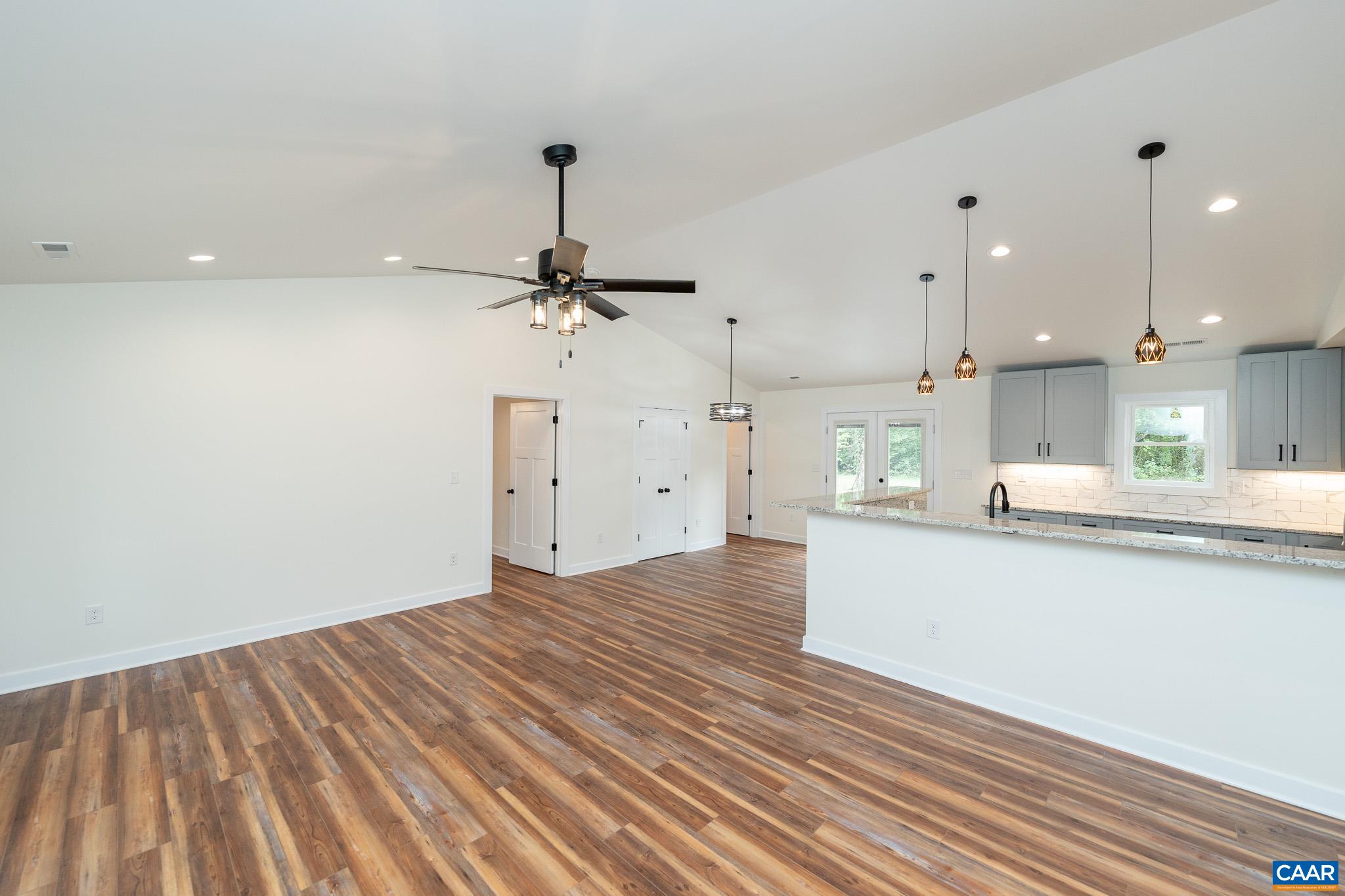 Lot 1 Ivy Road Howardsville, VA 24562 - Photo 5 of 34 a view of a kitchen with a sink and wooden floor