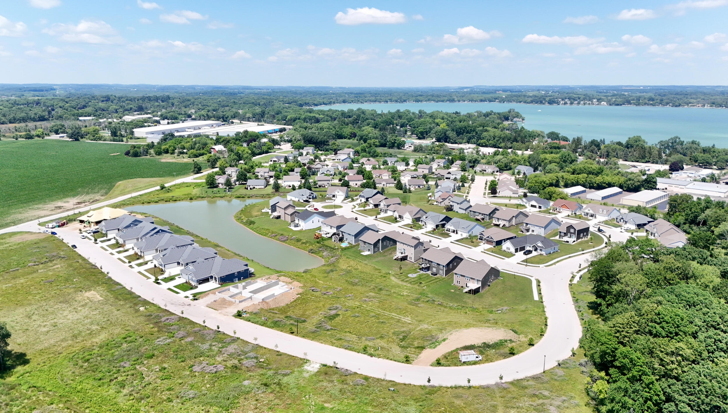 1596 Weston Rdg Road Oconomowoc, WI 53066 - Photo 3 of 26 Drone View