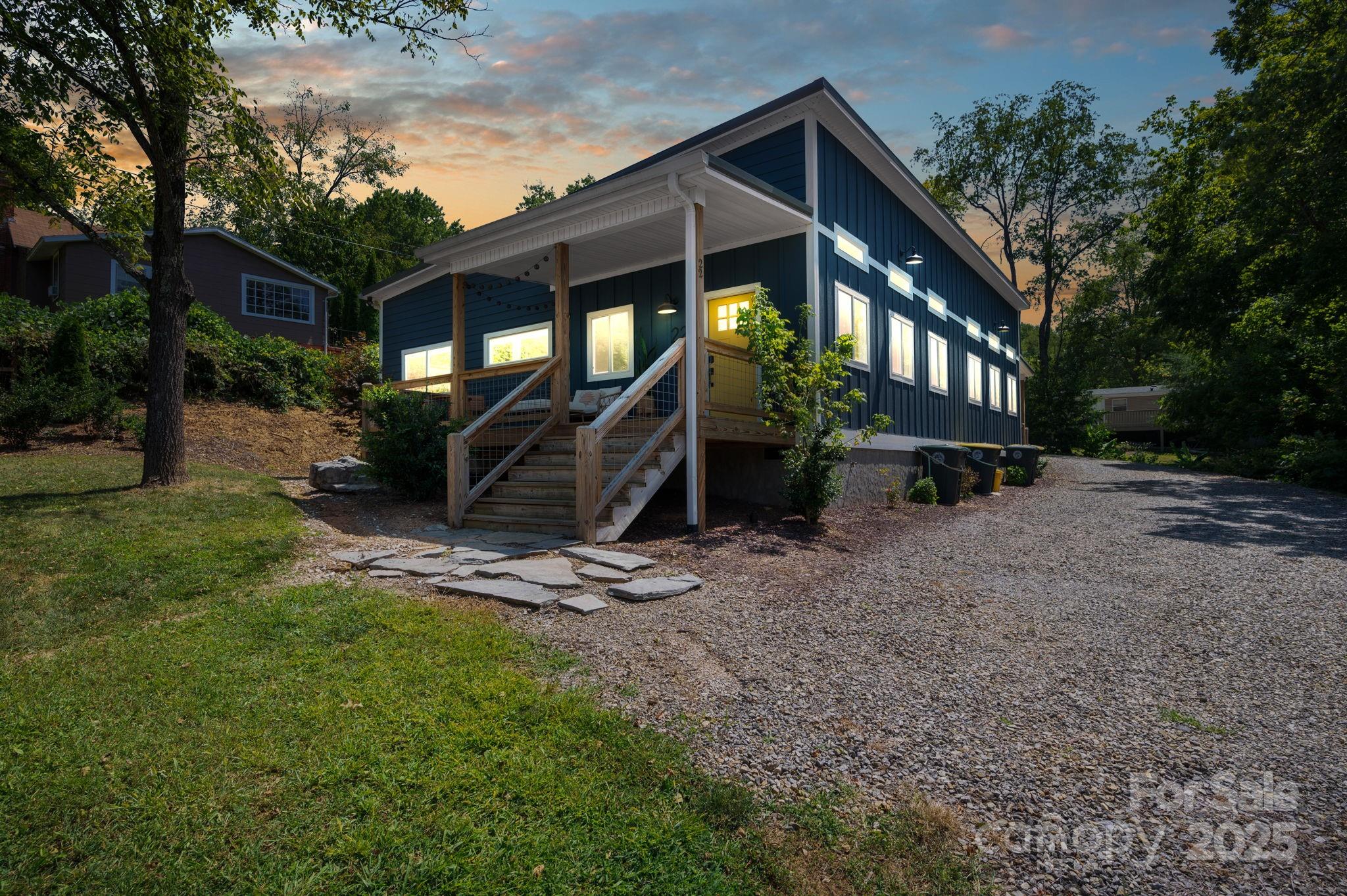 20 Garden Road Asheville, NC 28804 - Photo 44 of 44 a front view of a house with garden