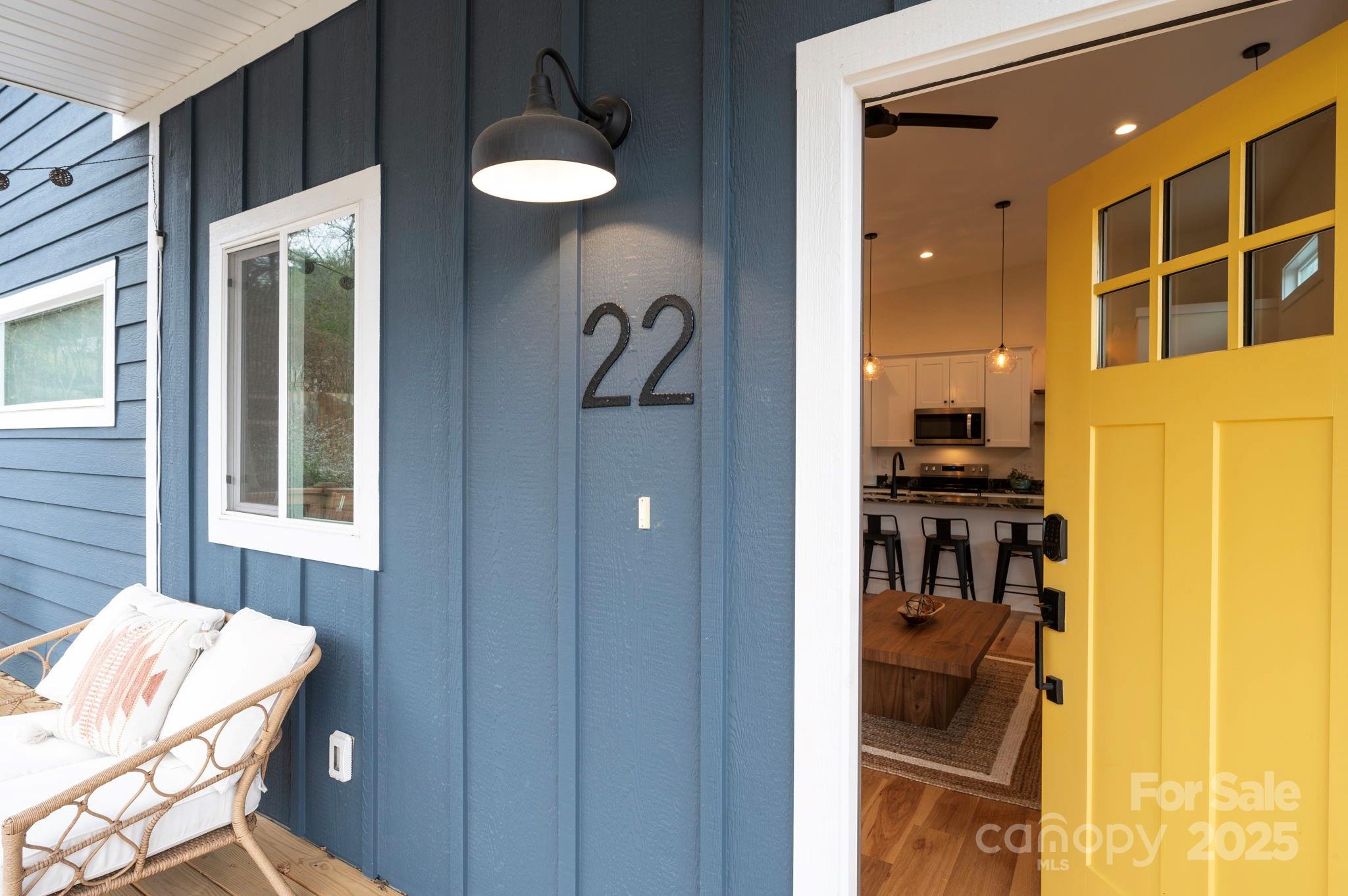 20 Garden Road Asheville, NC 28804 - Photo 7 of 44 a view of a livingroom with furniture and front door