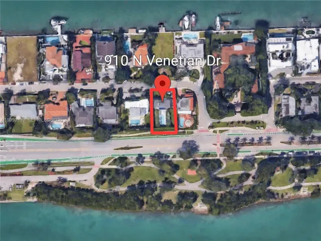 $3,890,000 | 910 North Venetian Drive, Miami, FL 33139