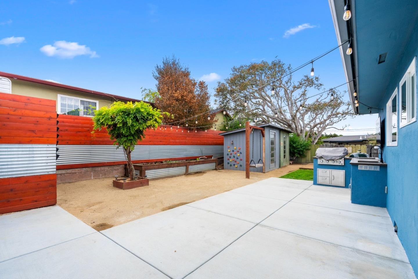 1149 Modoc Street Seaside, CA 93955 - Photo 24 of 37 a view of a backyard with a patio