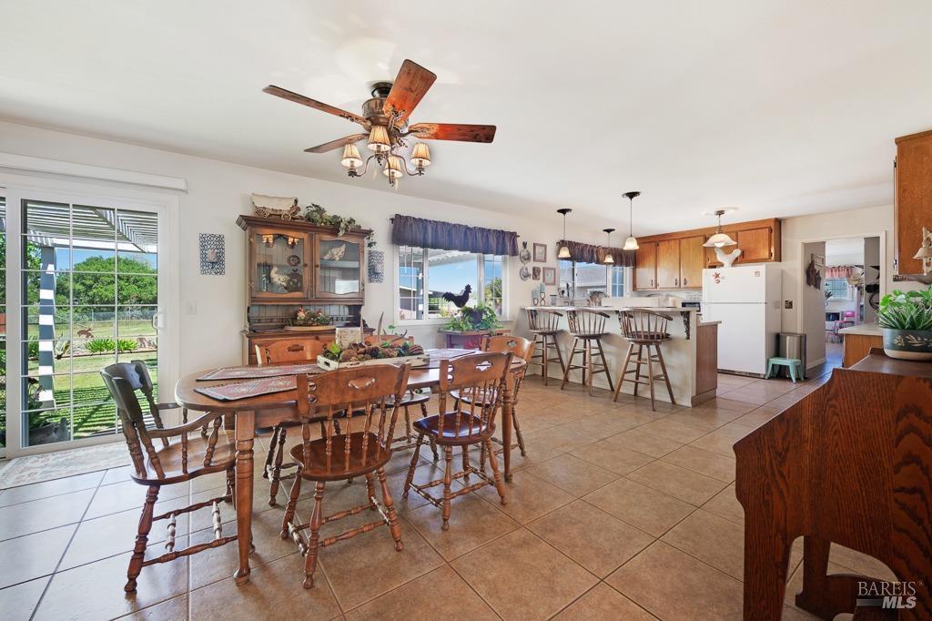 23180 Maffei Road Sonoma, CA 95476 - Photo 18 of 61 Dining / Kitchen combo with extra counter seating.