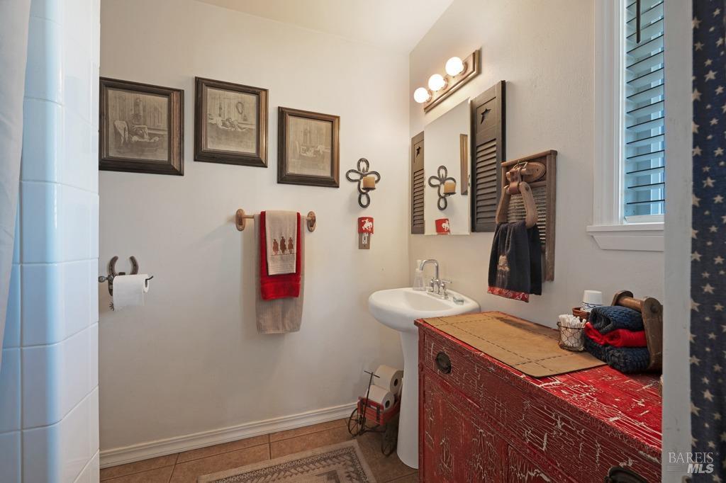 23180 Maffei Road Sonoma, CA 95476 - Photo 28 of 61 Bathroom #2 - enter from laundry room, single sink, and stand-up shower.