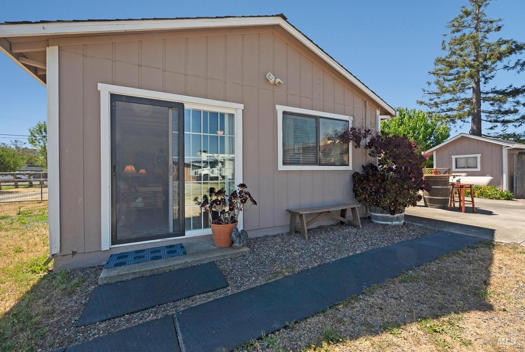 23180 Maffei Road Sonoma, CA 95476 - Photo 45 of 61 Back view of rec room sliding door.
