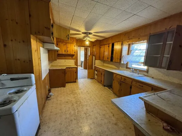 a room with storage and utility