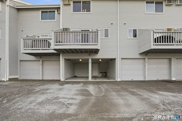 a view of a house with a balcony