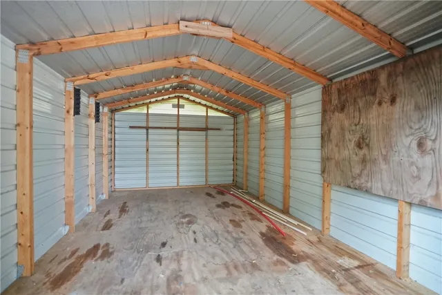 a view of a small room with an empty room