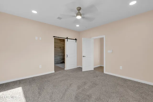 a view of an empty room