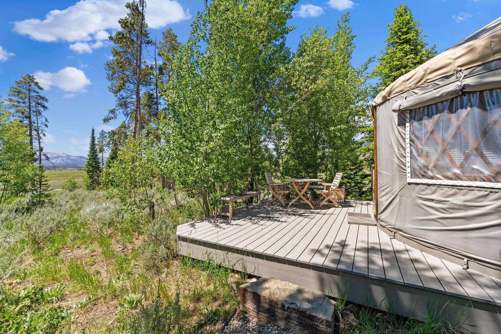 2425 Cow Camp Road Stanley, ID 83278 - Photo 30 of 47 Yurt Deck