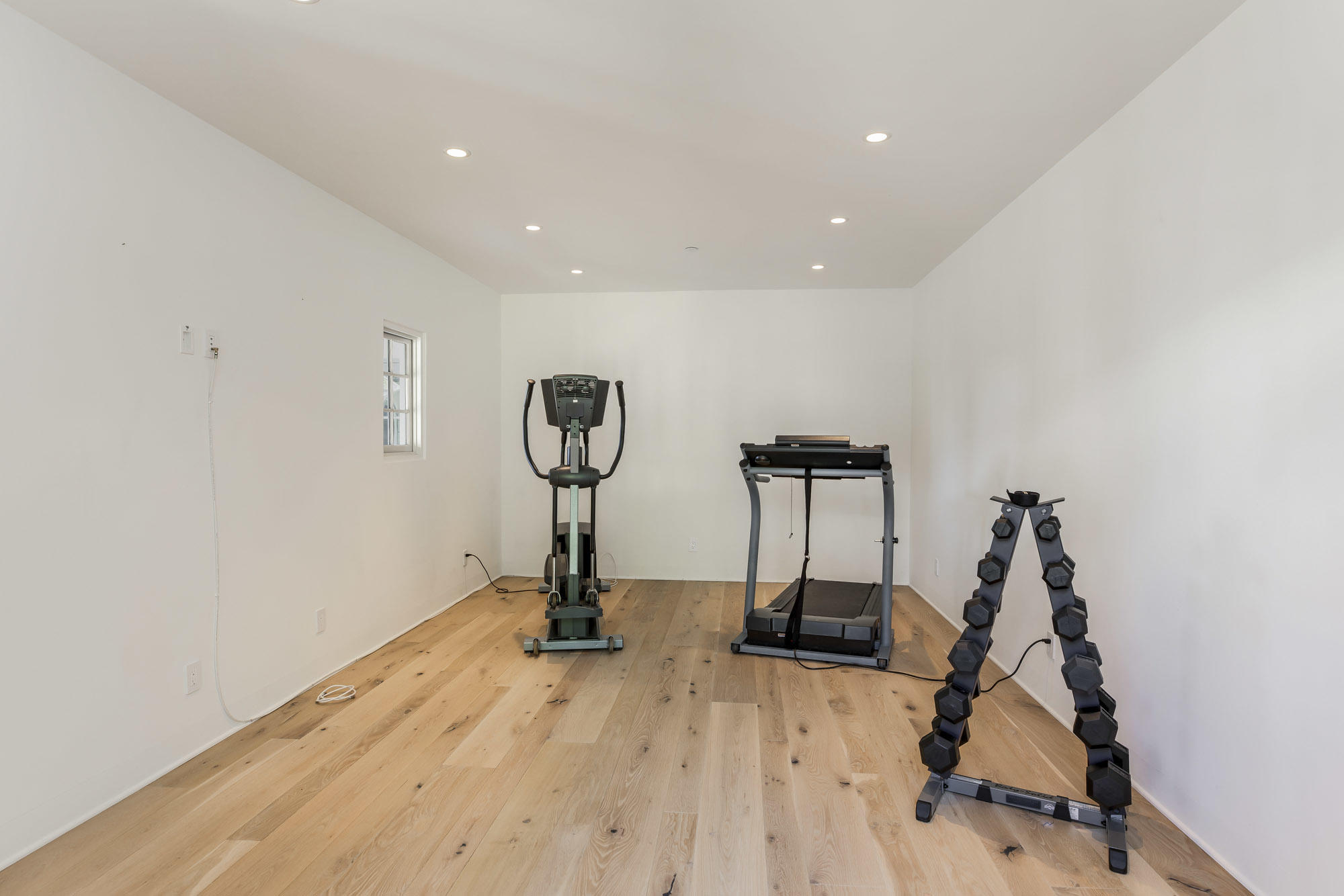 1084 Golf Road Montecito, CA 93108 - Photo 36 of 47 a view of gym equipment with a wooden floor