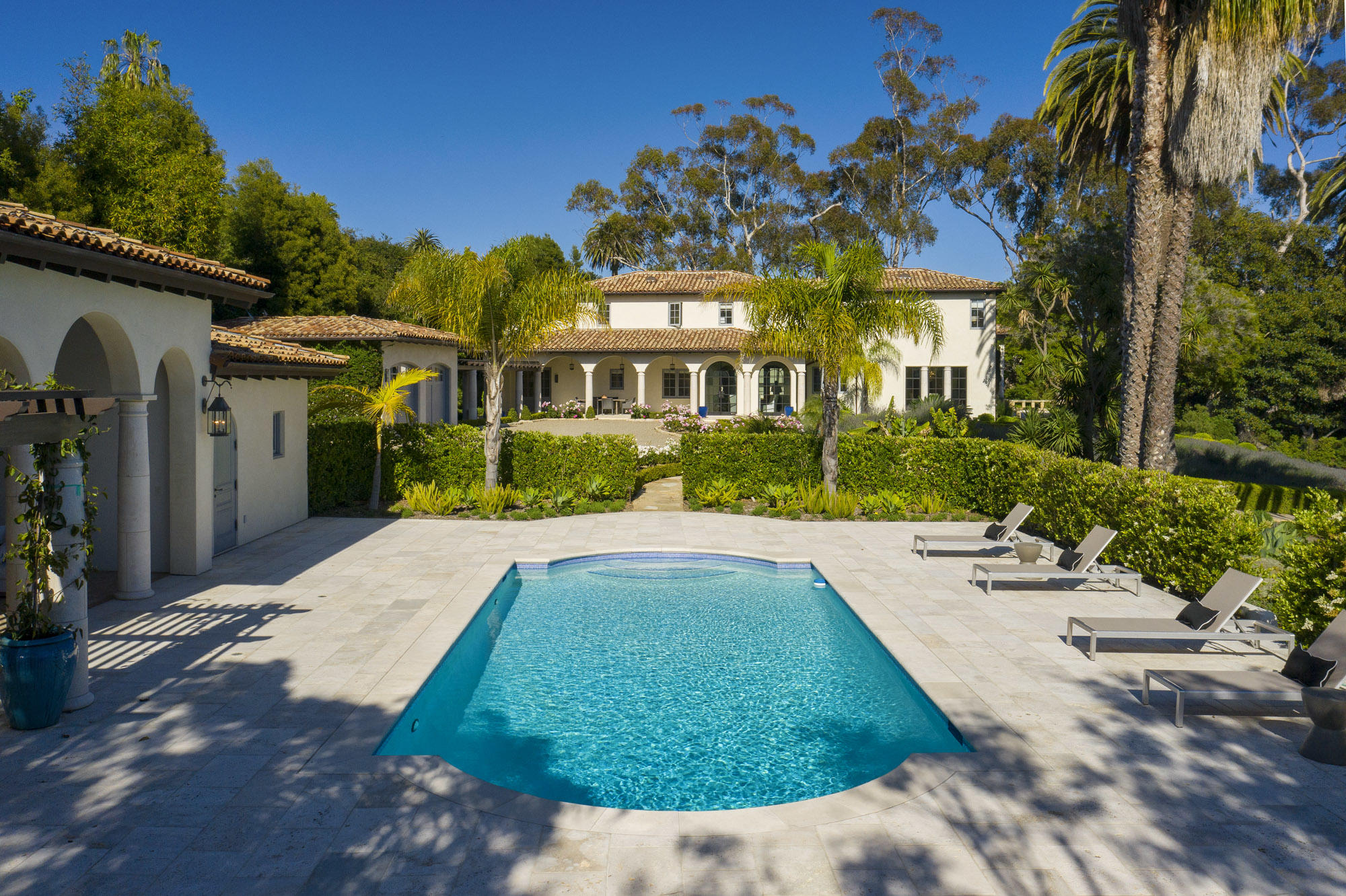 1084 Golf Road Montecito, CA 93108 - Photo 38 of 47 front view of a house with a yard