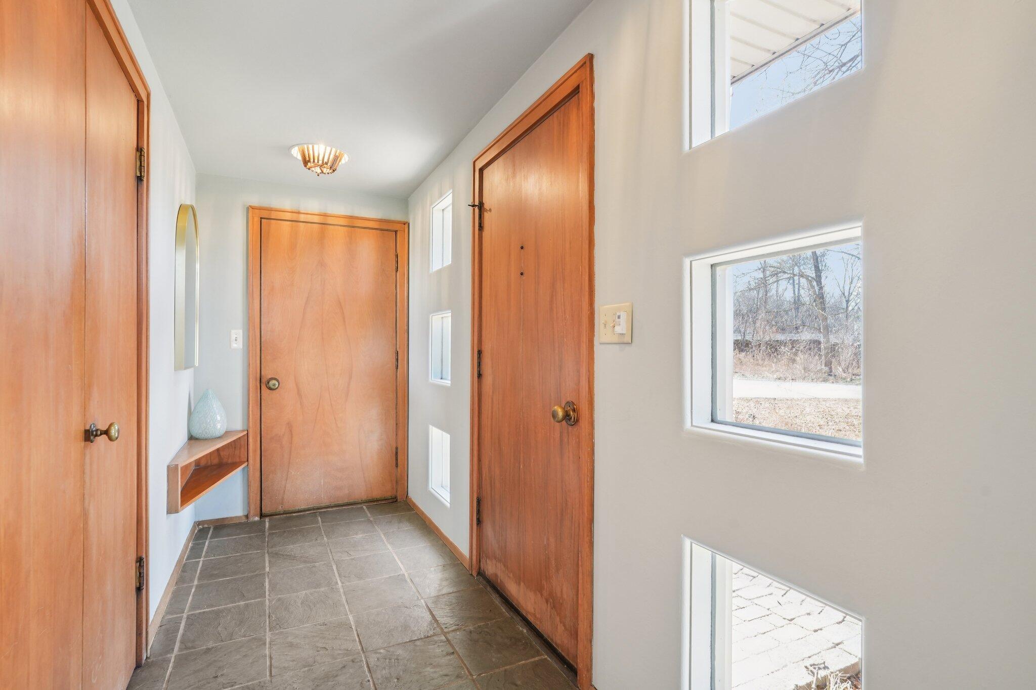 1009 Spring Valley Road Burlington, WI 53105 - Photo 2 of 46 Features original slate flooring.