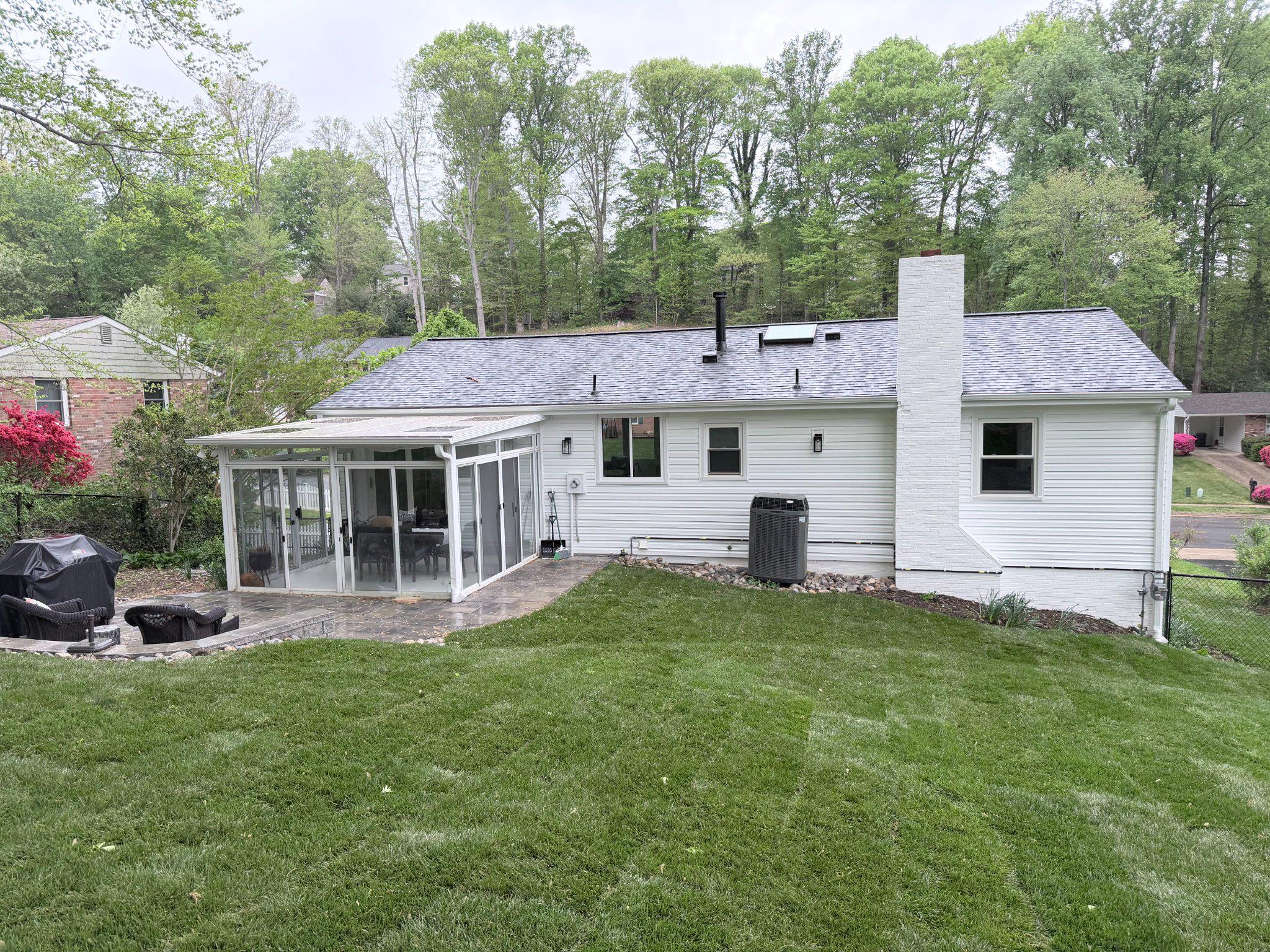 8615 Kerry Lane Springfield, VA 22152 - Photo 45 of 50 a view of a house with a yard and sitting area