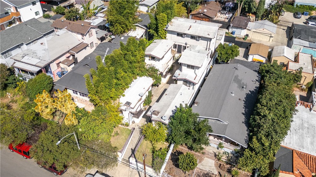 1727 Bellevue Avenue Los Angeles, CA 90026 - Photo 32 of 40 an aerial view of residential houses with outdoor space
