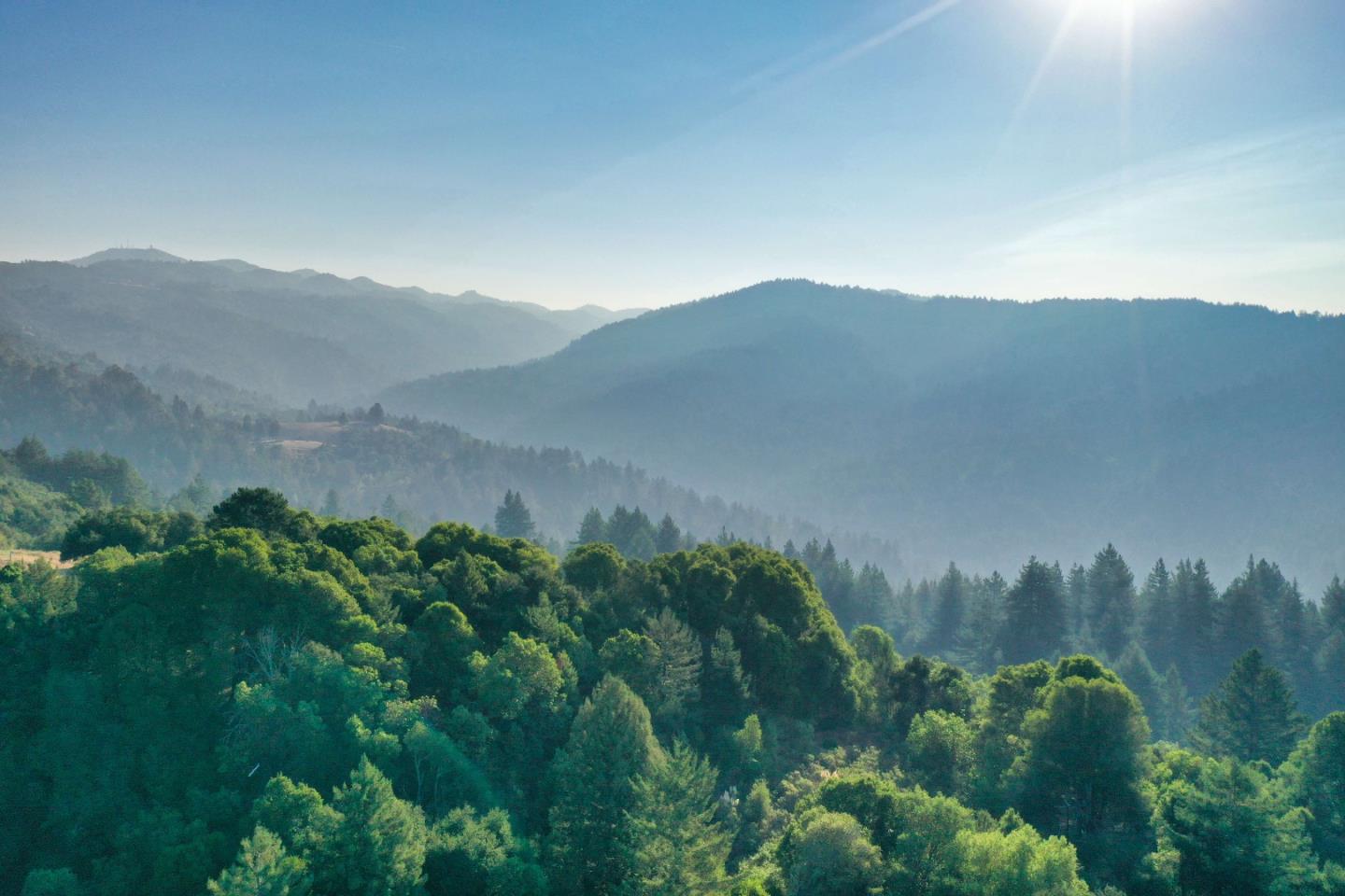 Long Ridge Road Los Gatos, CA 95033 - Photo 18 of 30 a view of a lush green hillside and a building