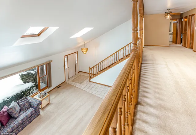 a view of entryway and hall